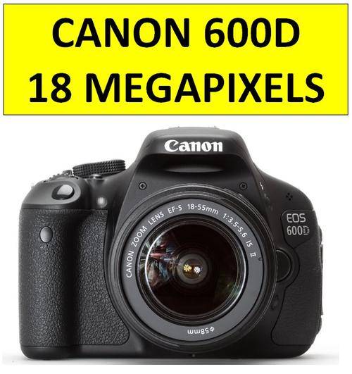 Canon EOS 600D Digital SLR CAMERA + 18-55 Image Stabilizer Lens PROFESSIONAL KIT ~ 18 Megapixels