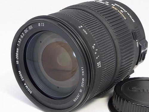 SIGMA 18-200mm F3.5-6.3 DC OS for Canon DSLR Cameras - OPTICAL STABILIZER