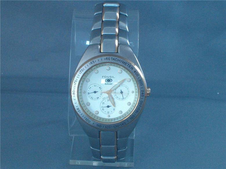 Fossil  BLUE  Men's Chronograph  Tachymeter Watch- # BQ9042