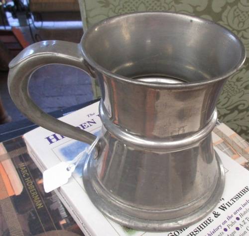 S A UNION TANKARD PEWTER