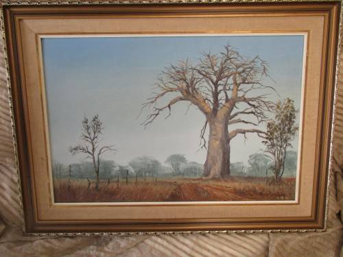 Jan van Rensburg oil on canvas acyrilic