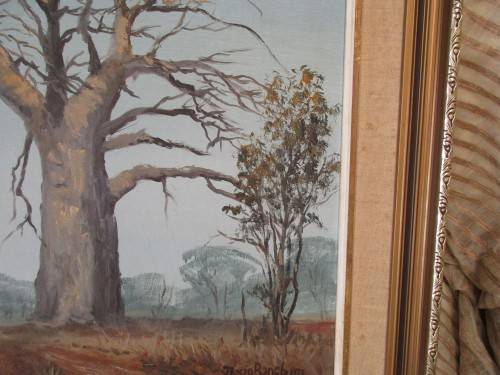 Jan van Rensburg oil on canvas acyrilic