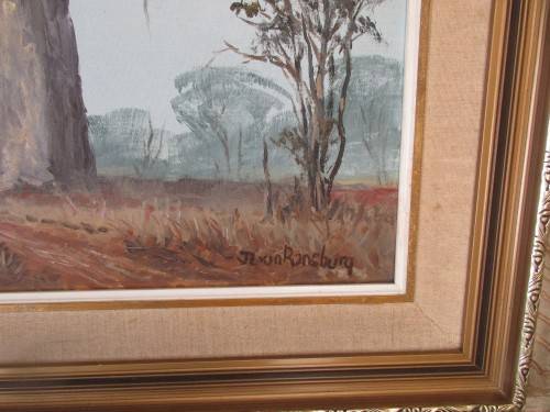 Jan van Rensburg oil on canvas acyrilic