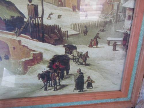 PRINT OF A WINTER SCENE