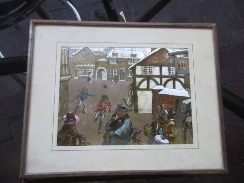 THREE PICTURES OF WNTER SCENES CHARLES DICKENS