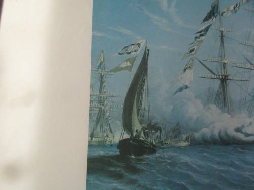 BEAUTIFUL PRINT OF HMS EURYLUS TABLE BAY 19TH OF SEPTEMBER 1860