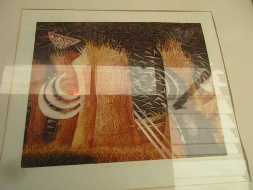 SOUTH AFRICAN SIGNED PRINT  VERONA HIGGS 1990 COSMIC ORDER
