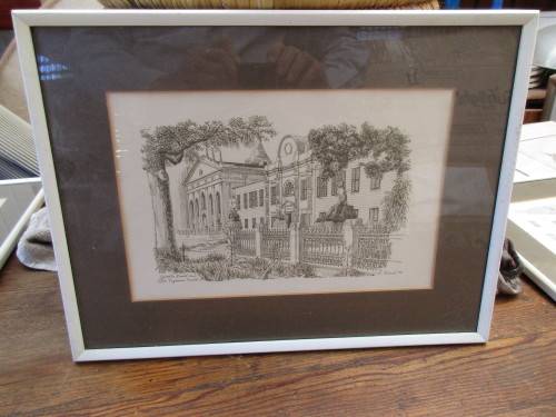 BEAUTIFUL SKETCH GROOTE KERK AND OLD SUPREME COURT R WARD