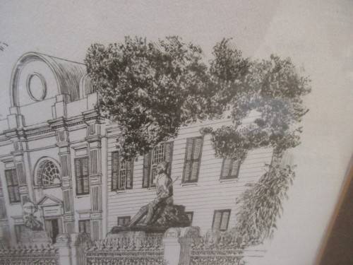 BEAUTIFUL SKETCH GROOTE KERK AND OLD SUPREME COURT R WARD