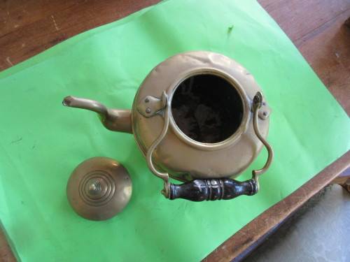 LOVELY OLD BRASS TEAPOT