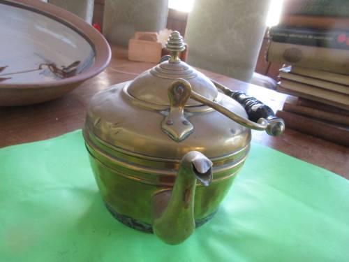 LOVELY OLD BRASS TEAPOT
