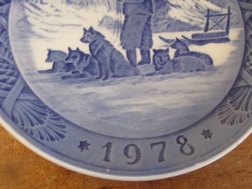 ROYAL COPENHAGEN DENMARK DISPLAY PLATE GREENLAND SCENERY
