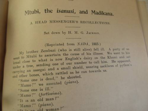 NADA S. RHODESIA NATIVE AFFAIRS  DEPT ANNUAL 1935