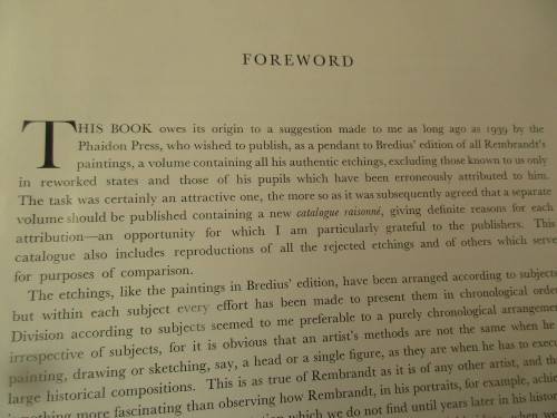 REMBRANDTS ETCHINGS 2 VOLUMES IN SLIP CASE 1952 COMPLETE EDITION