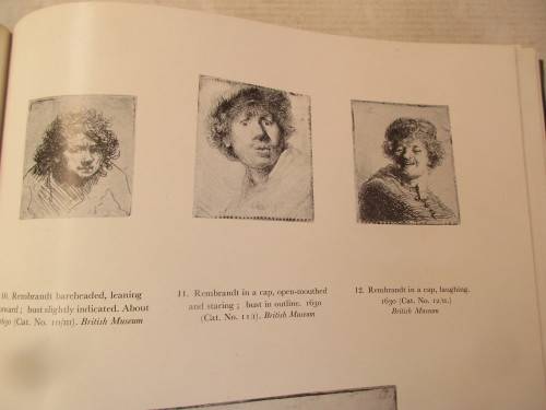 REMBRANDTS ETCHINGS 2 VOLUMES IN SLIP CASE 1952 COMPLETE EDITION