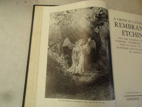 REMBRANDTS ETCHINGS 2 VOLUMES IN SLIP CASE 1952 COMPLETE EDITION