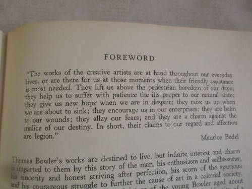 THOMAS BOWLER OF THE CAPE OF GOOD HOPE 1955 FIRST EDITION