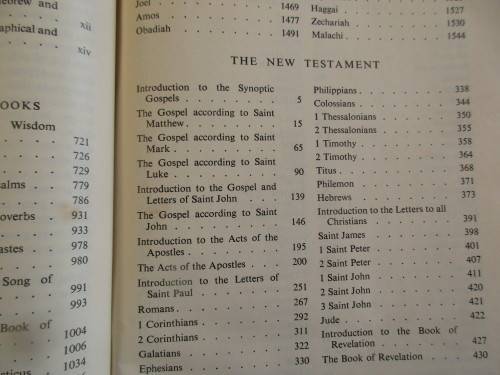 THE JERUSALEM BIBLE 1966