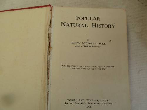 POPULAR NATURAL HISTORY 1913