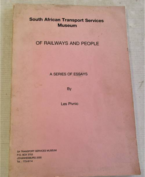 SOUTH AFRICAN TRANSPORT SERVICES MUSEUM OF RAILWAYS AND PEOPLE 1963-1965