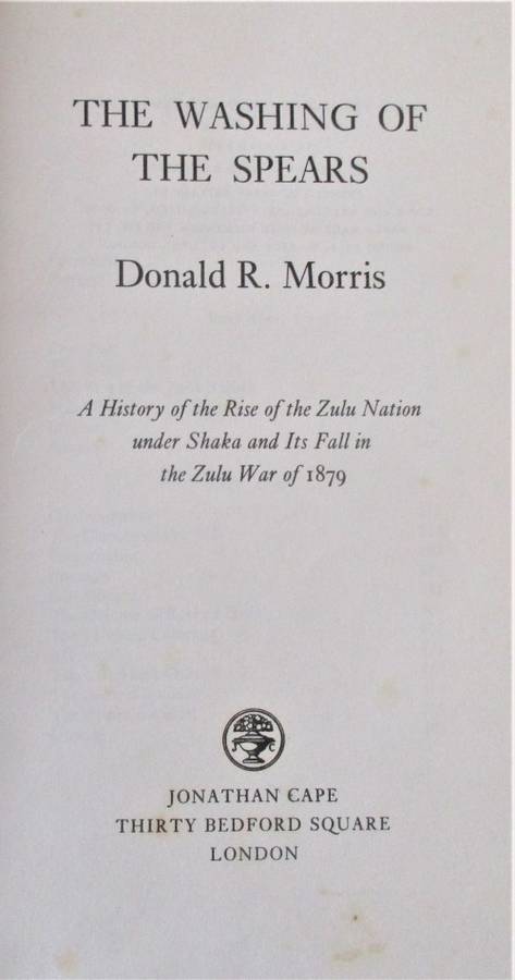 THE WASHING OF THE SPEARS  1966