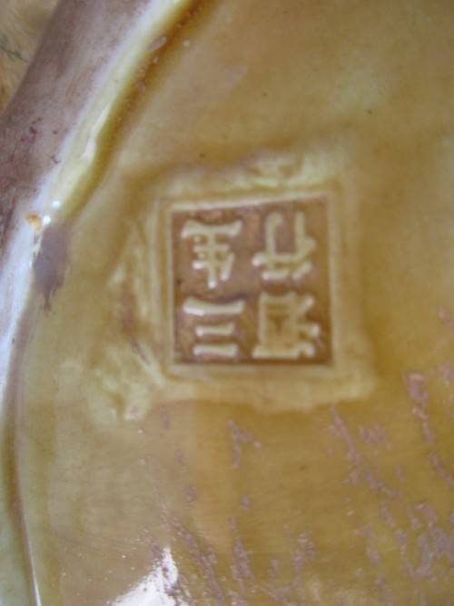 ABSOLUTELY BIG  BEAUTIFUL CHINESE WARRIOR FIGURINE WITH HALBERD PROBABLY YONGZHENG NIAN ZHI 2000`S