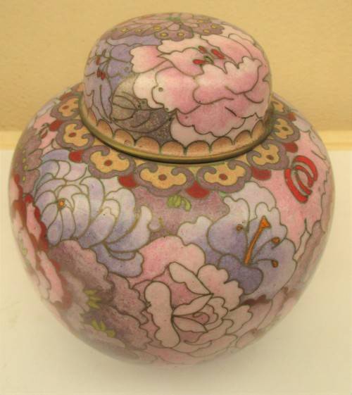ABSOLUTELY BEAUTIFUL PAIR CHINESE CLOISONNE GINGER JARS