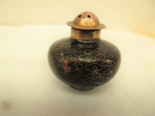 BEAUTIFUL CLOISONNE PEPPERETTE
