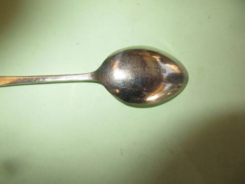 BEAUTIFUL SET OF SIX  A J BAILEY  BIRMINGHAM SILVER TEASPOONS  1969 MARKED `U`