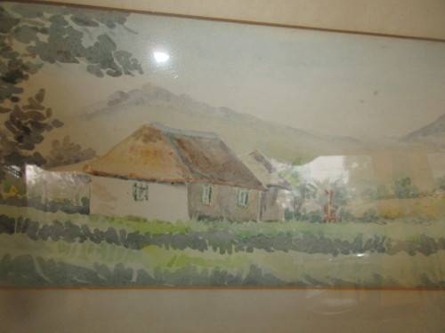 FRAMED WATERCOLOUR ON BOARD G SHILLING LANDSCAPE  SCENE