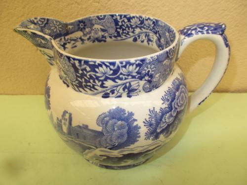 COPELAND SPODES ITALIAN BLUE AND WHITE JUG