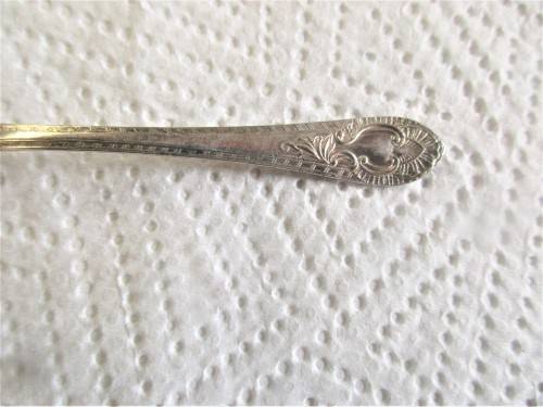 SET OF SIX SILVER PLATED TEASPOONS