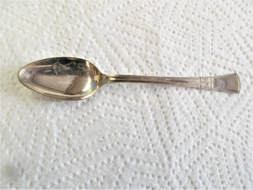 SET OF SIX ANGORA SILVER PLATED TEASPOONS