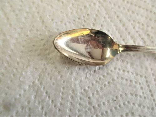 SET OF SIX ANGORA SILVER PLATED TEASPOONS