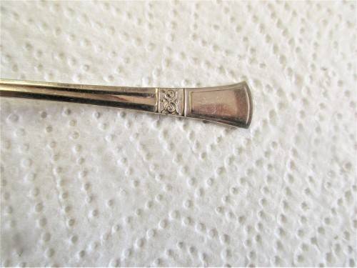 SET OF SIX ANGORA SILVER PLATED TEASPOONS