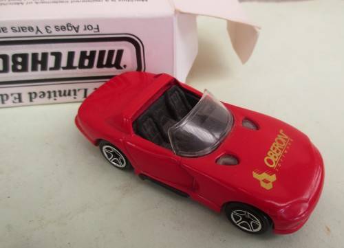 MATCHBOX DODGE VIPER RT 10  MADE IN CHINA 1994 IN LIMITED EDITION BOX