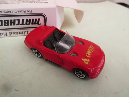 MATCHBOX DODGE VIPER RT 10  MADE IN CHINA 1994 IN LIMITED EDITION BOX
