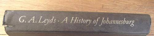 A HISTORY OF JOHANNESBURG