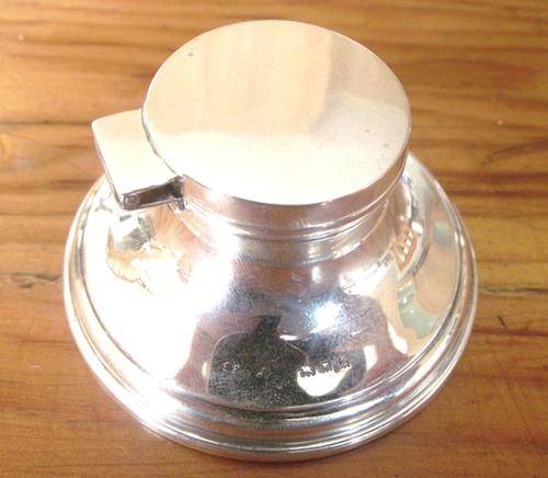 SILVER INKWELL