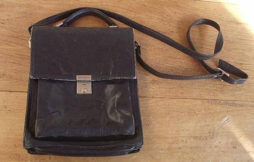 BLACK LEATHER BAG