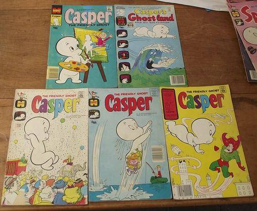 5 CASPER THE FRIENDLY GHOST COMICS