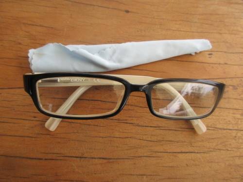 DKNY SPECTACLES WITH ASSOCIATED BRIGHT PINK CASE