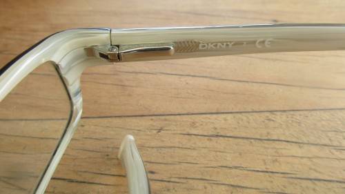 DKNY SPECTACLES WITH ASSOCIATED BRIGHT PINK CASE