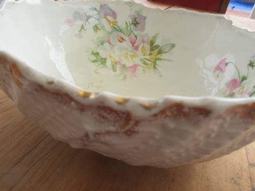 STUNNING GRIMWADES WINTON ENGLAND  FRUT BOWL HANDPAINTED c 1930