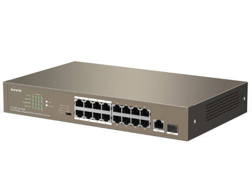 Tenda 16 Port Ethernet Switch with 16 Port PoE | TEF1118P-16-150W