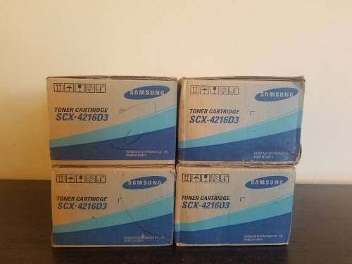 4x Samsung SCX-4216D3 Toner Cartridge- OEM (OLD CARTRIDGES)