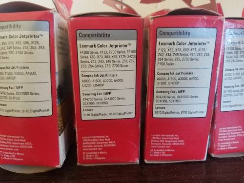 11x Lexmark 20 Color Ink Cartridge - OEM (OLD CARTRIDGES)