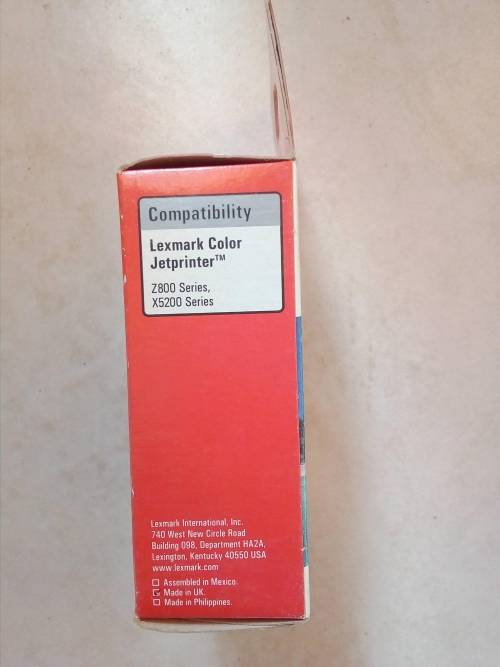 2 x Lexmark 32 Black Ink Cartridge - OEM (OLD CARTRIDGES NEVER USED, ALL SEALED)