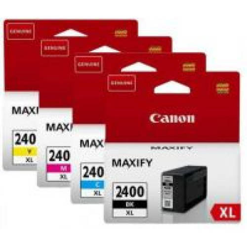 Canon PGI-2400XL Genuine Ink Cartridge MULTIPACK Blk, C, M, Y