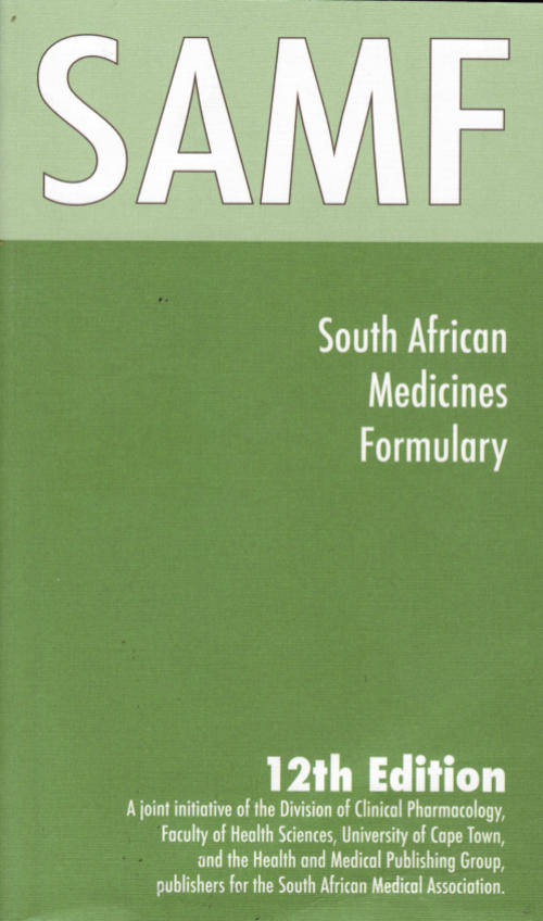 South Africa Medical Formulary SAMF 12th Edition